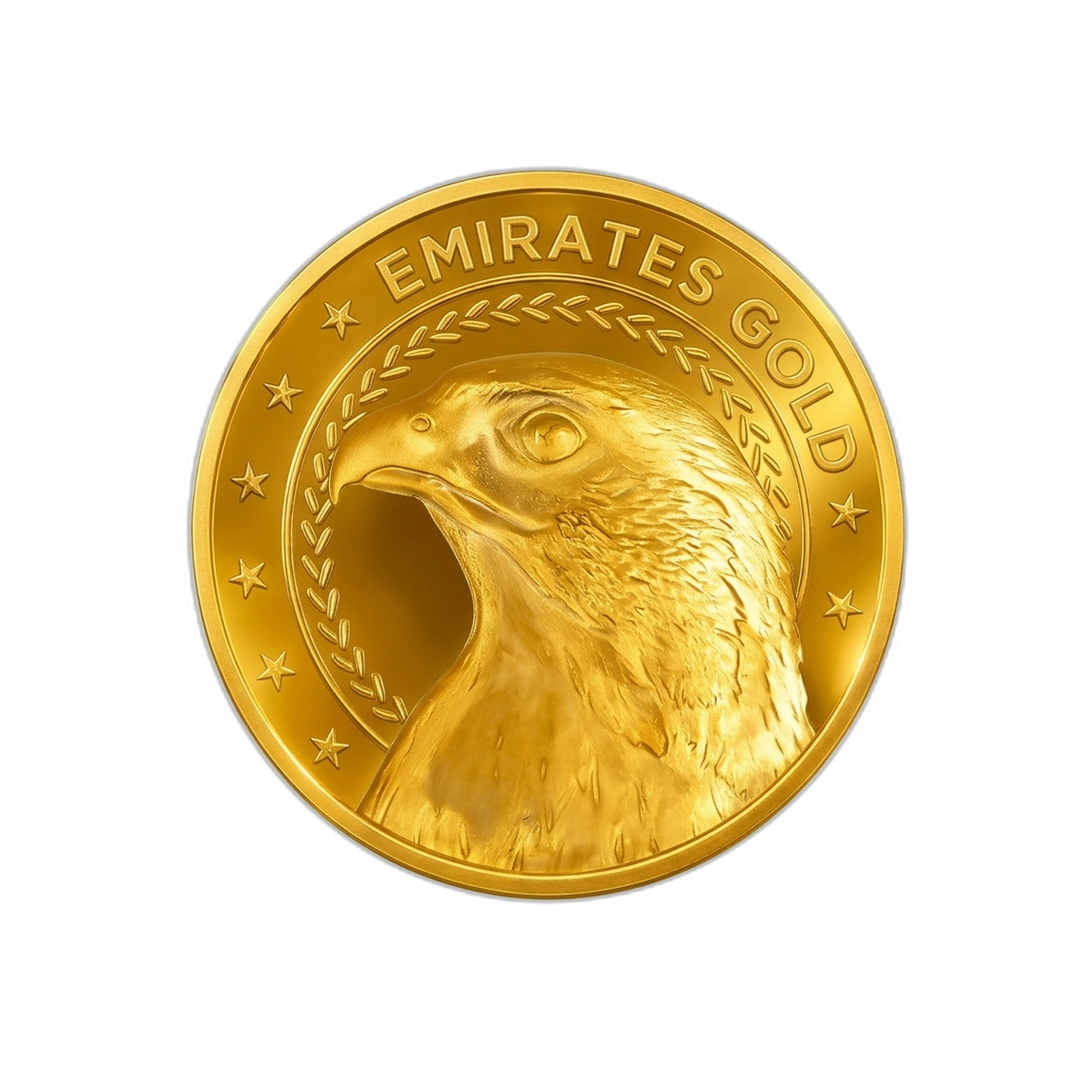 Emirates Gold Falcon Coin 1 Oz Gold Plated